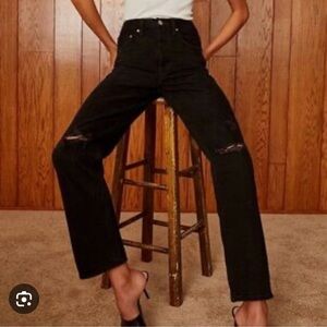 Aritzia Denim Forum The Joni High Rise Loose Jean